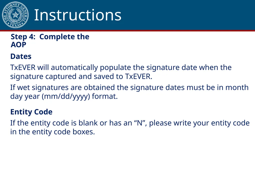 Acknowledgment of Paternity Certification Training - slide 46 of 84