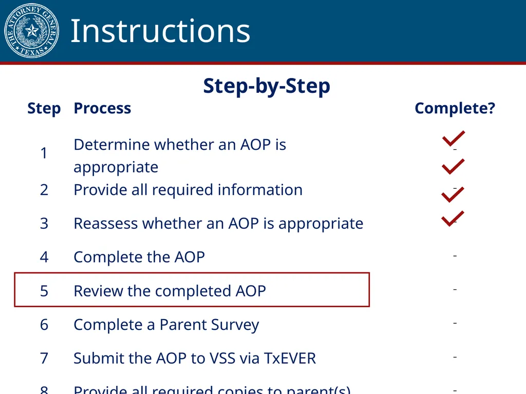 Acknowledgment of Paternity Certification Training - slide 47 of 84