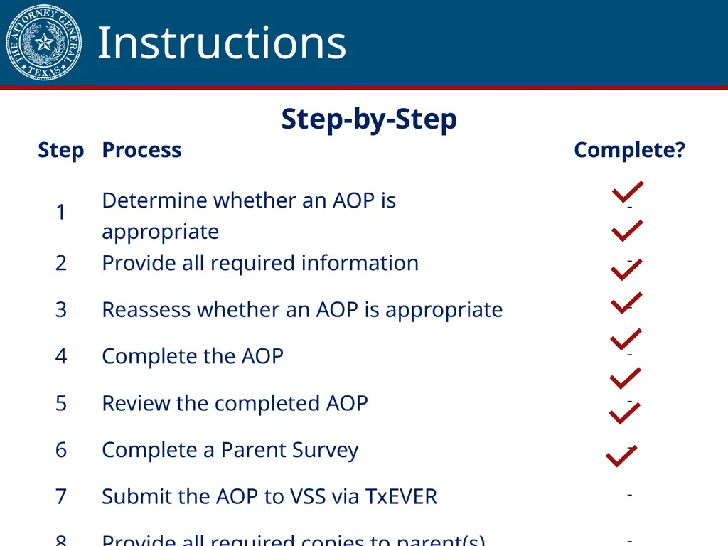 Acknowledgment of Paternity Certification Training - slide 62 of 84
