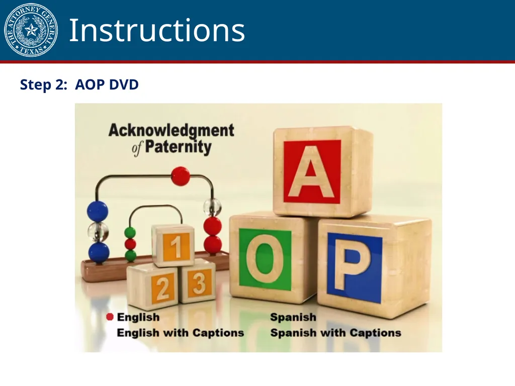 Acknowledgment of Paternity Certification Training - slide 31 of 84