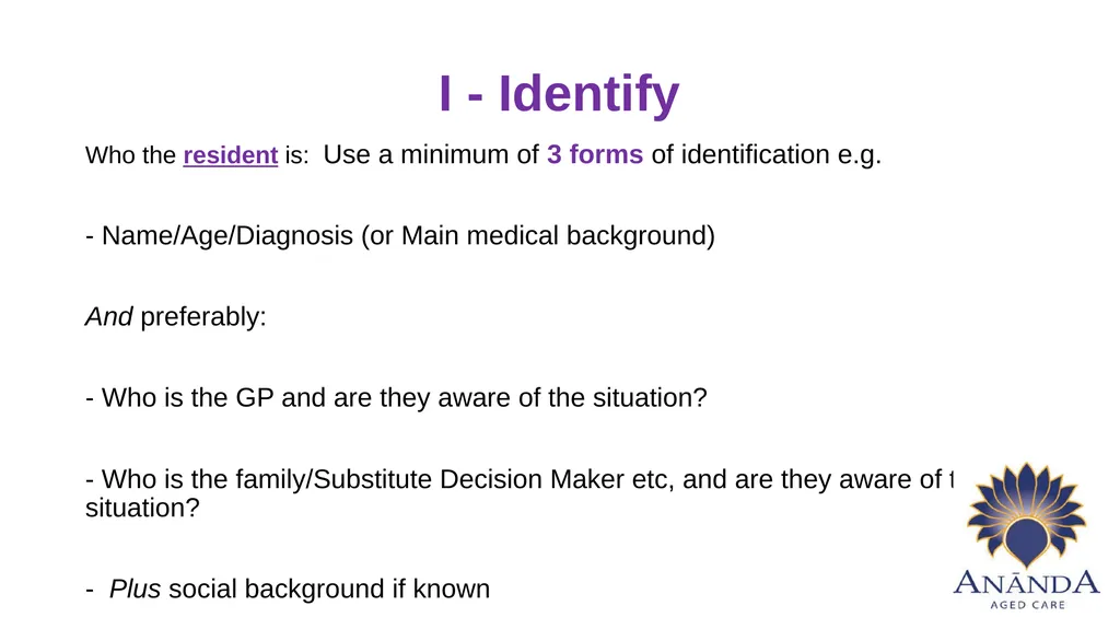 ISBAR Using a standardised communication tool for - slide 5 of 14