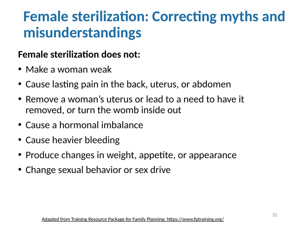 Contraceptive methods - Part 4 Raqibat Idris, - slide 31 of 113