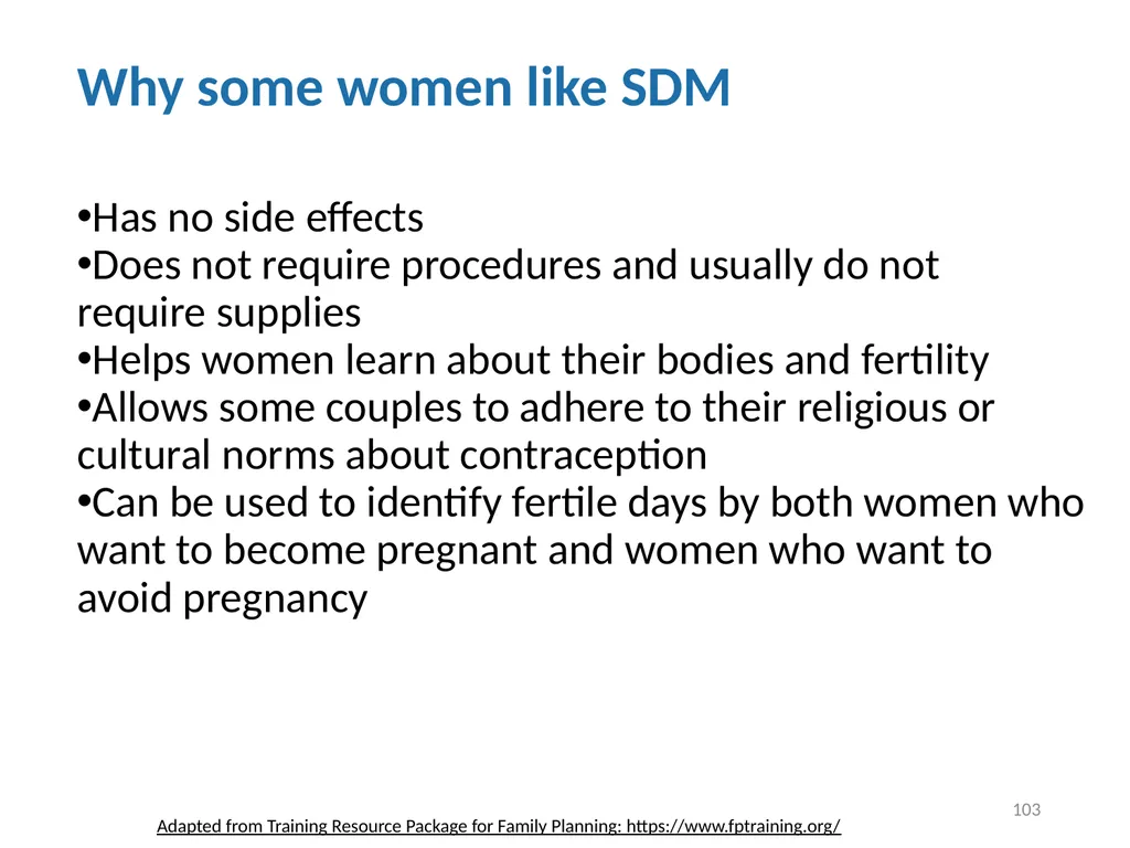 Contraceptive methods - Part 4 Raqibat Idris, - slide 103 of 113