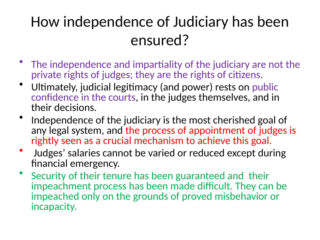 Indian Judiciary Why Judiciary is important? - slide 9 of 14