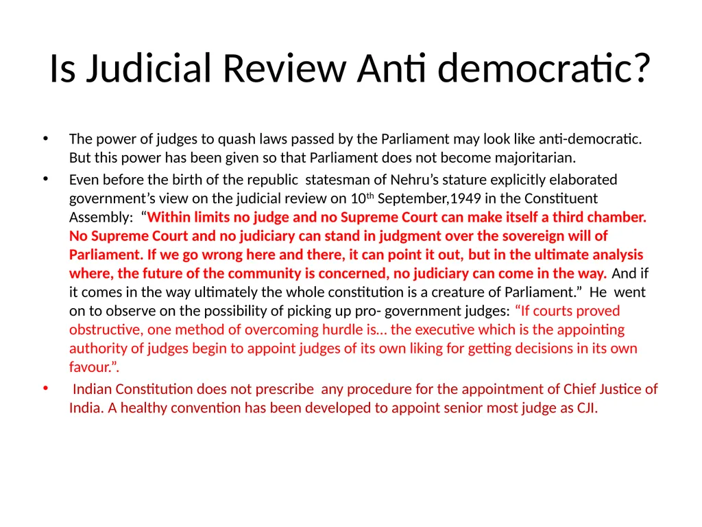 Indian Judiciary Why Judiciary is important? - slide 4 of 14