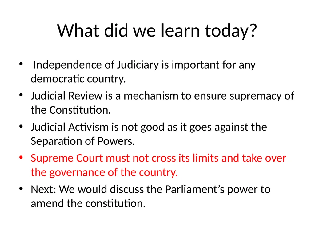 Indian Judiciary Why Judiciary is important? - slide 13 of 14