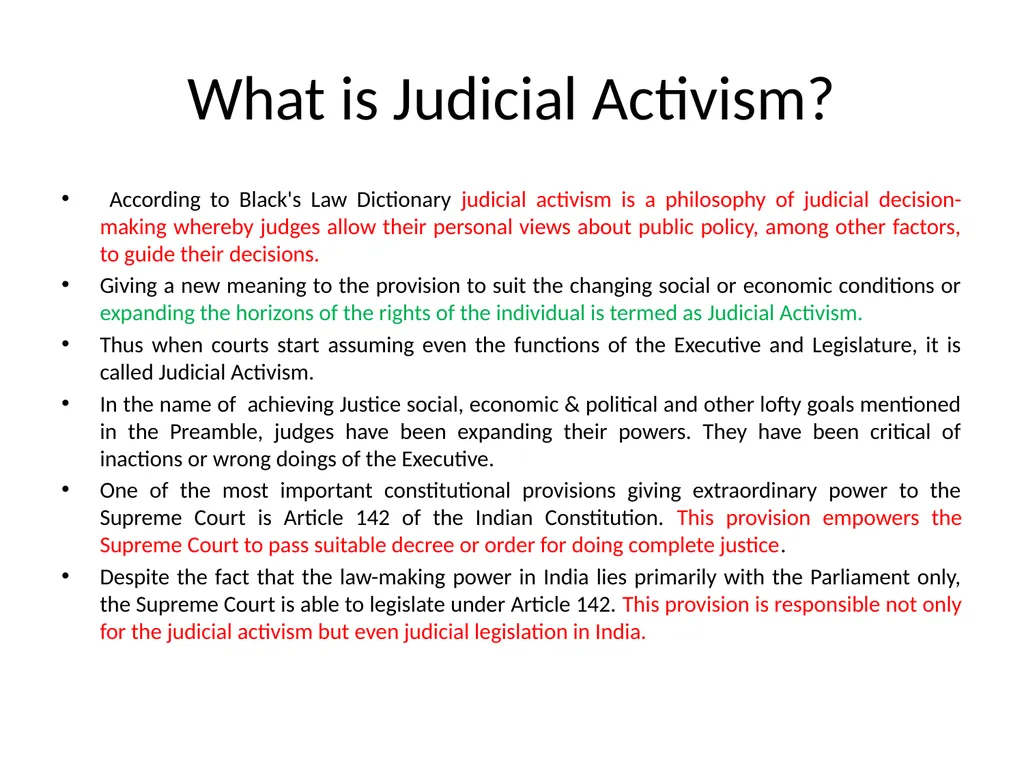 Indian Judiciary Why Judiciary is important? - slide 5 of 14