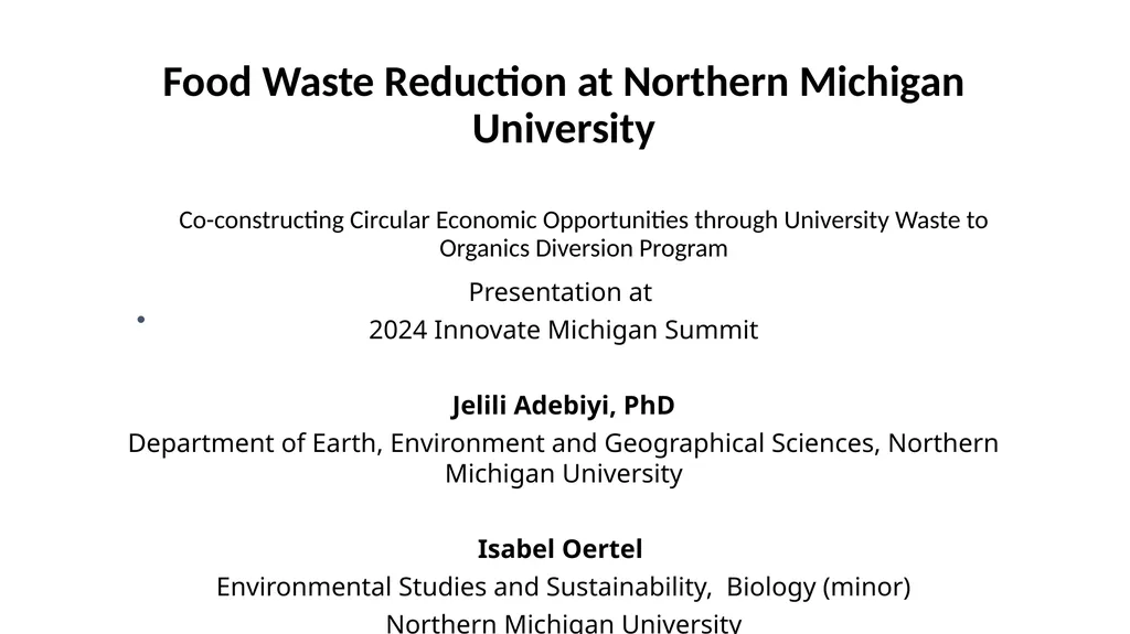 Consumer Plastic Consumption and Recycling in - slide 22 of 48