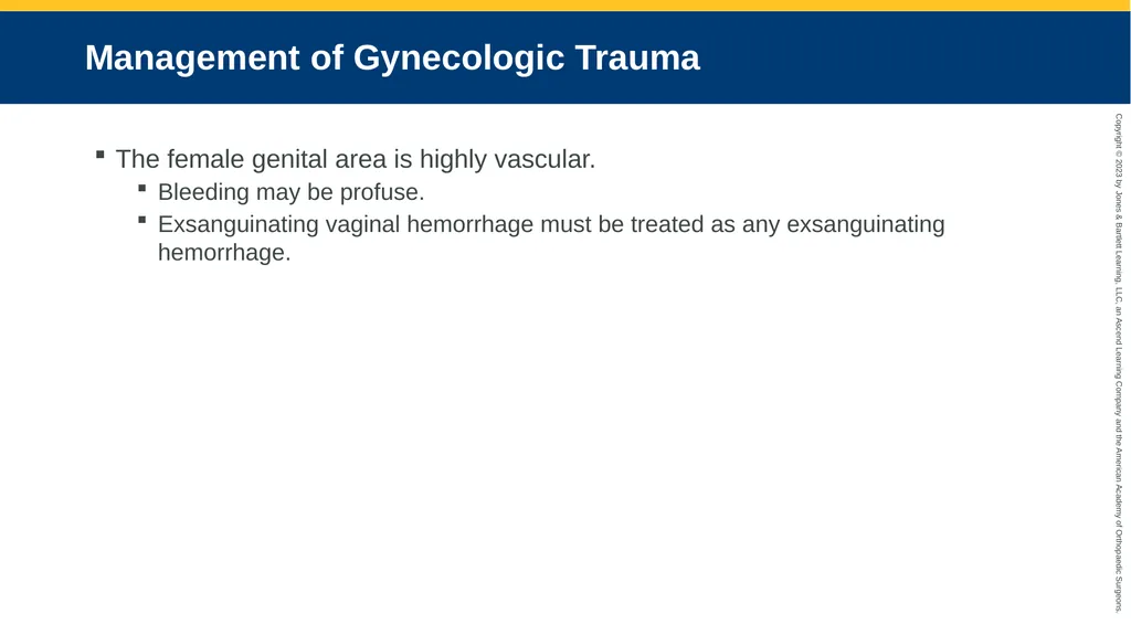 Gynecologic Emergencies CHAPTER 23 Introduction - slide 29 of 80