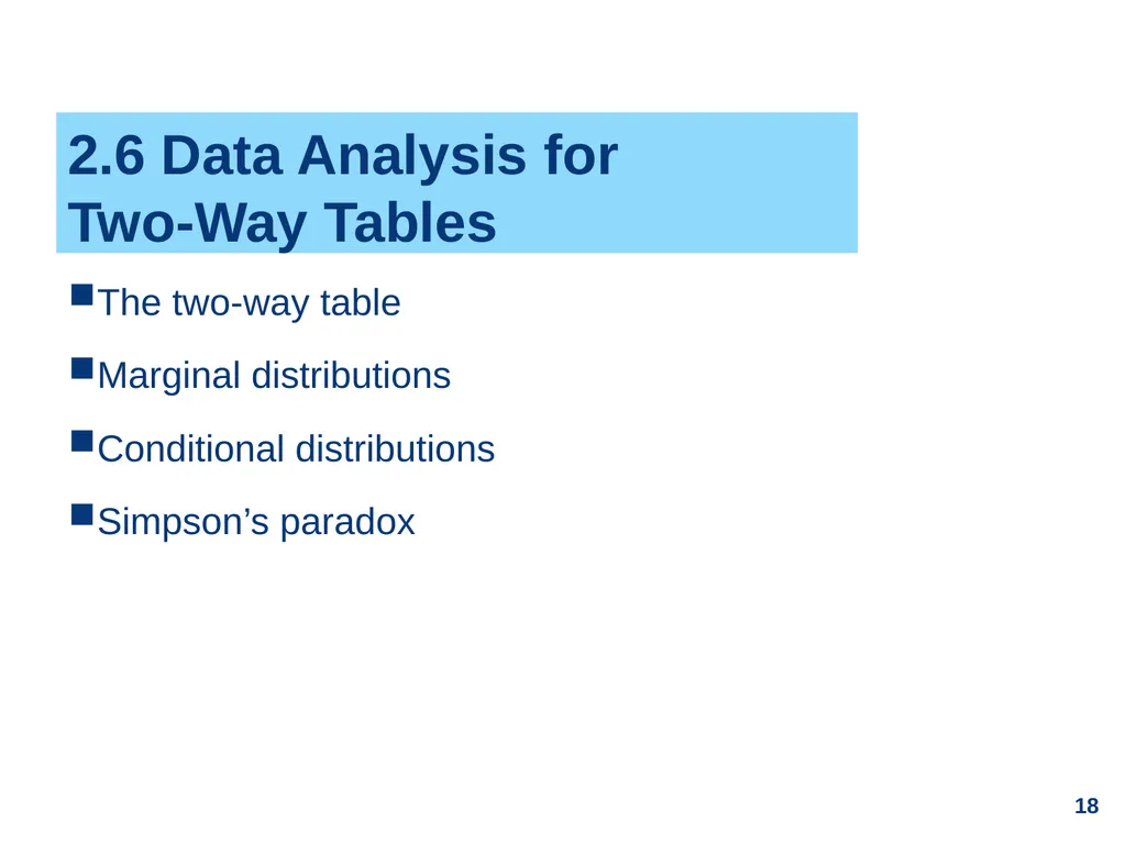Chapter 2 (part I) Bivariate Relationship and - slide 18 of 33