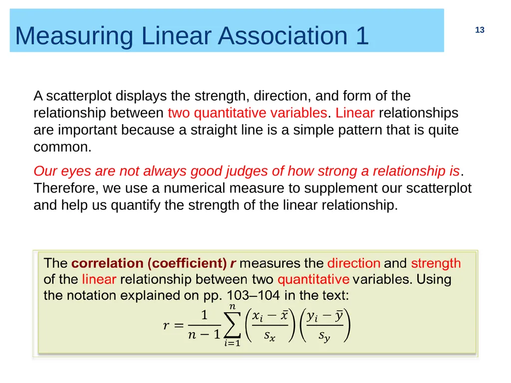 Chapter 2 (part I) Bivariate Relationship and - slide 13 of 33