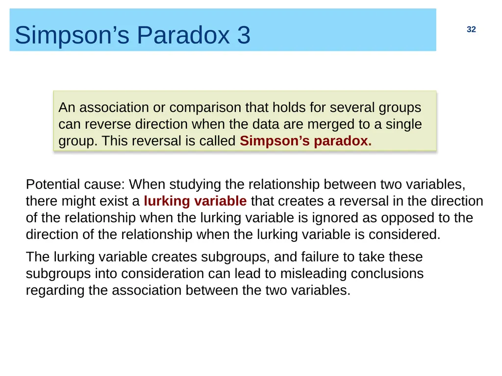 Chapter 2 (part I) Bivariate Relationship and - slide 32 of 33