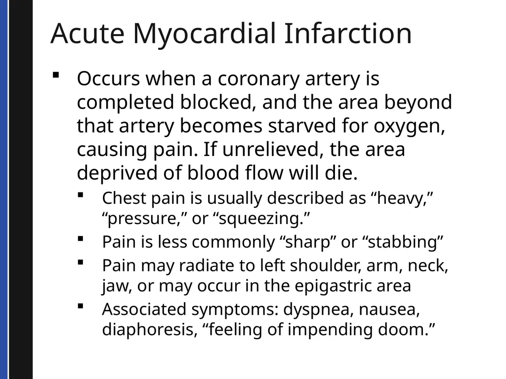 BLS 2015 Cardiovascular Emergencies Cardiovascular - slide 28 of 58