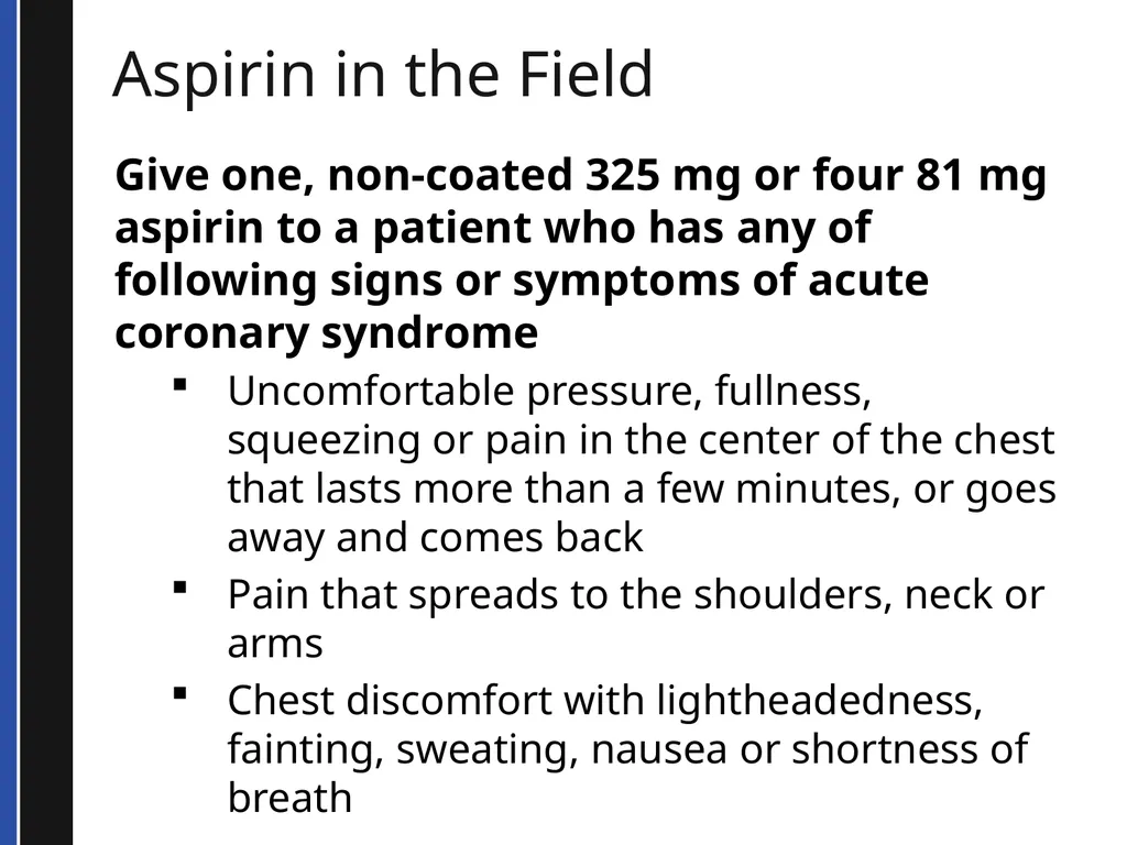 BLS 2015 Cardiovascular Emergencies Cardiovascular - slide 55 of 58