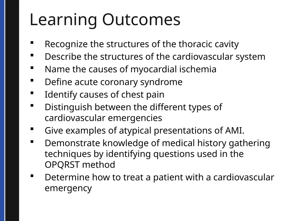 BLS 2015 Cardiovascular Emergencies Cardiovascular - slide 5 of 58