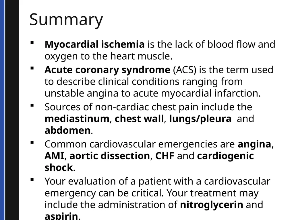 BLS 2015 Cardiovascular Emergencies Cardiovascular - slide 58 of 58