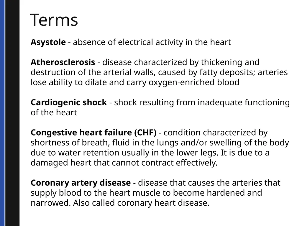 BLS 2015 Cardiovascular Emergencies Cardiovascular - slide 8 of 58