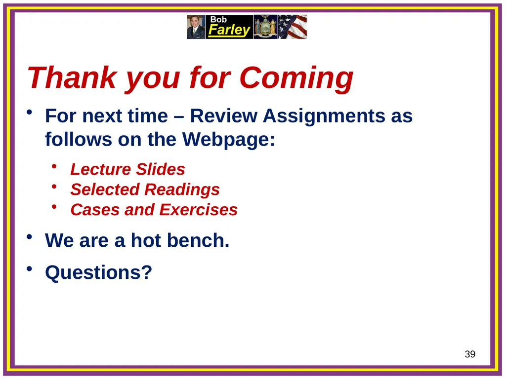 Slide Set 02C: Introduction to the Law - slide 39 of 39