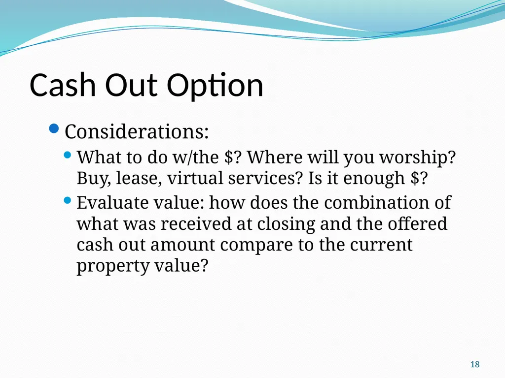 New Developments in Transactions: Doing it Well - slide 18 of 25