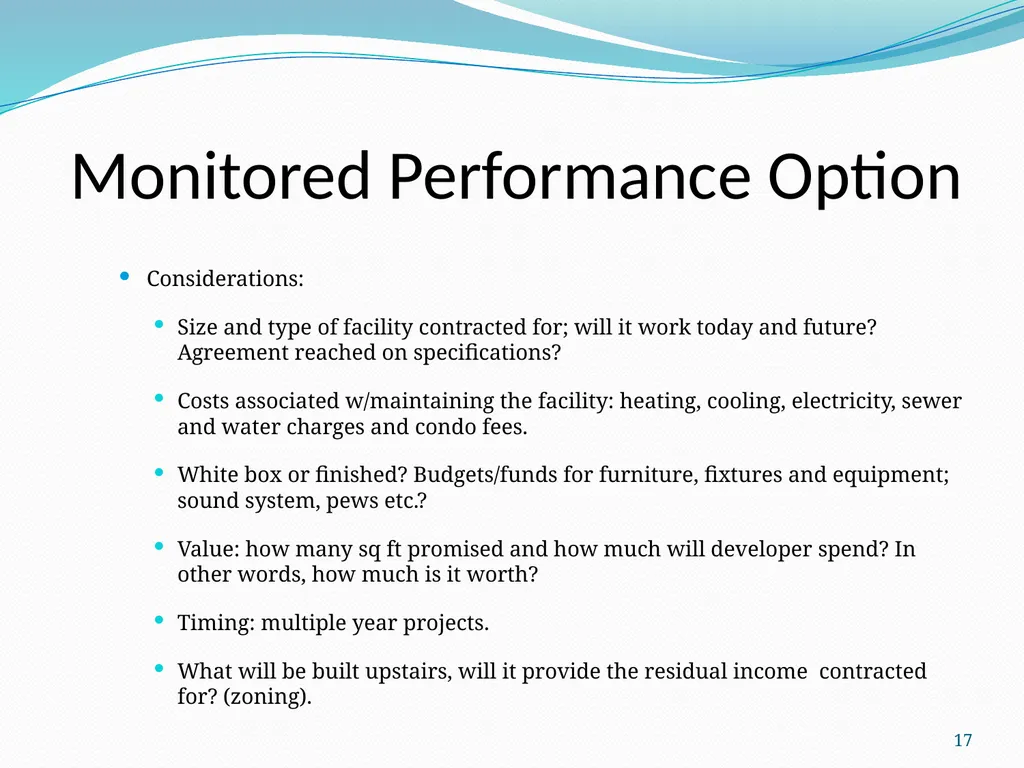 New Developments in Transactions: Doing it Well - slide 17 of 25