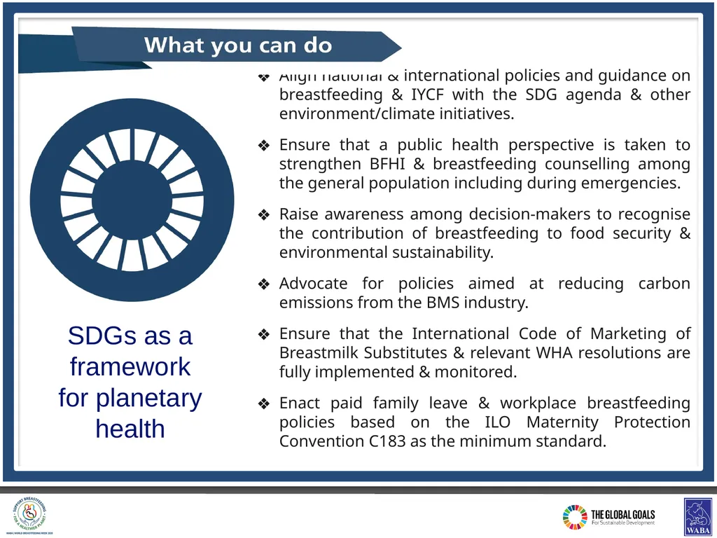 World Breastfeeding Week (#WBW2020) 1 - 7 AUGUST - slide 11 of 18