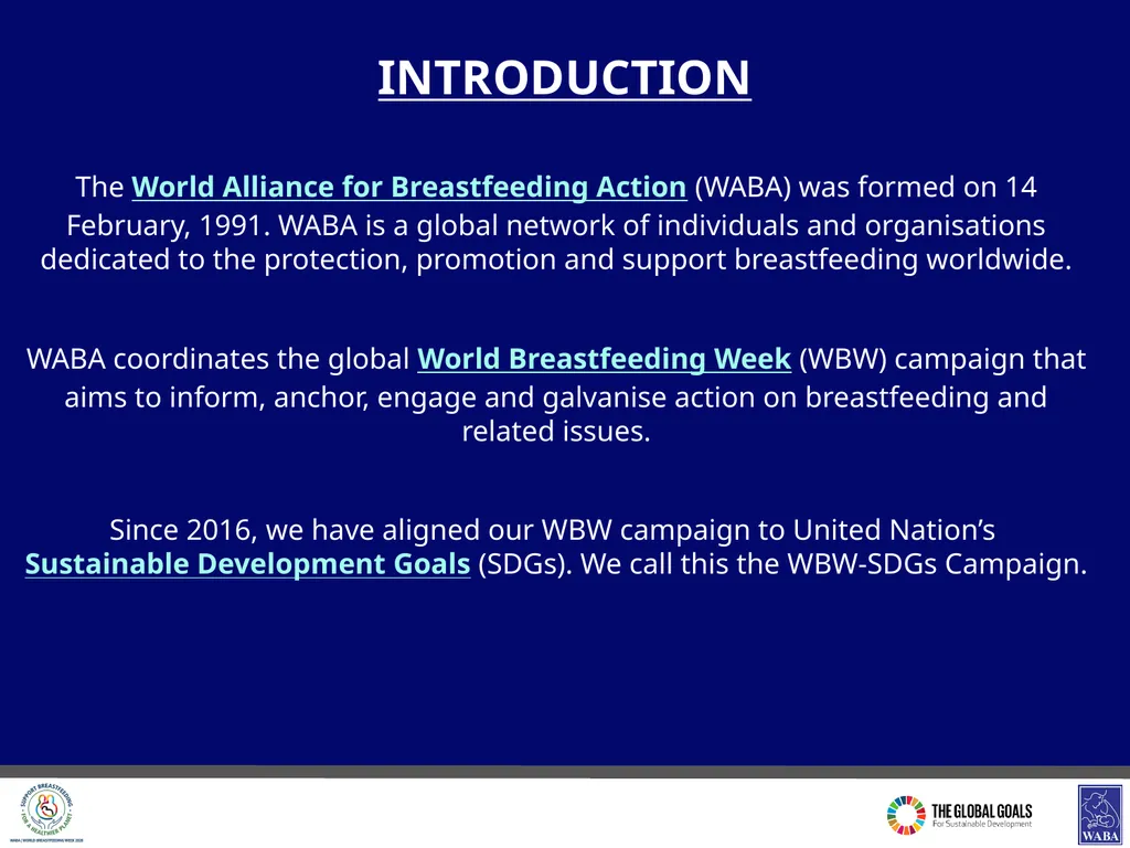 World Breastfeeding Week (#WBW2020) 1 - 7 AUGUST - slide 2 of 18