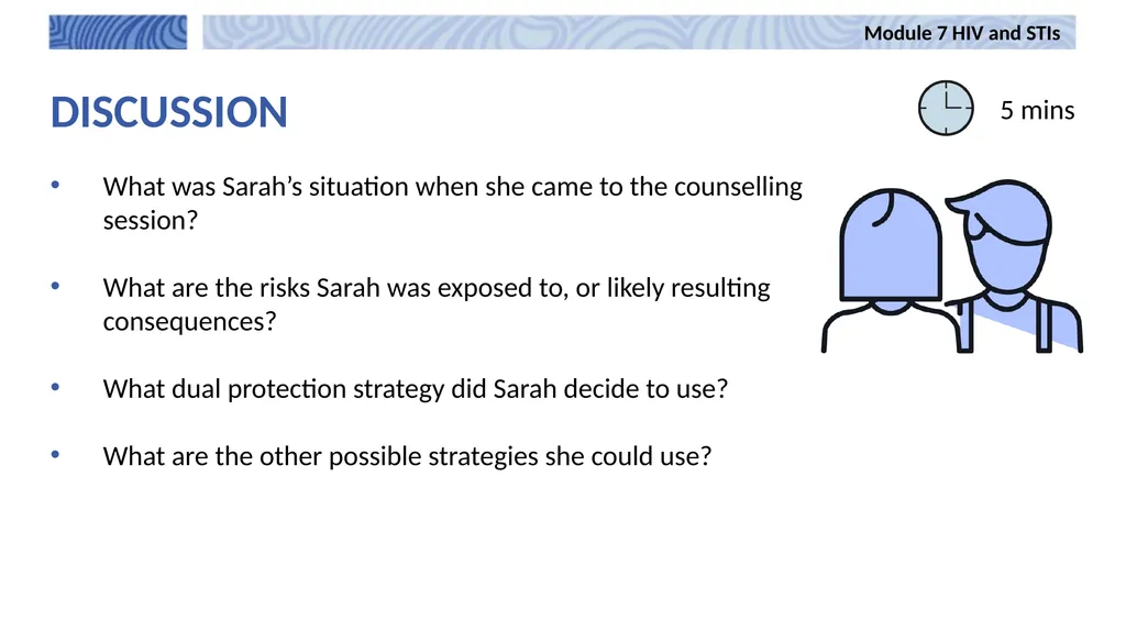 7 Module 7 HIV and STIs Integrating harm reduction - slide 12 of 20