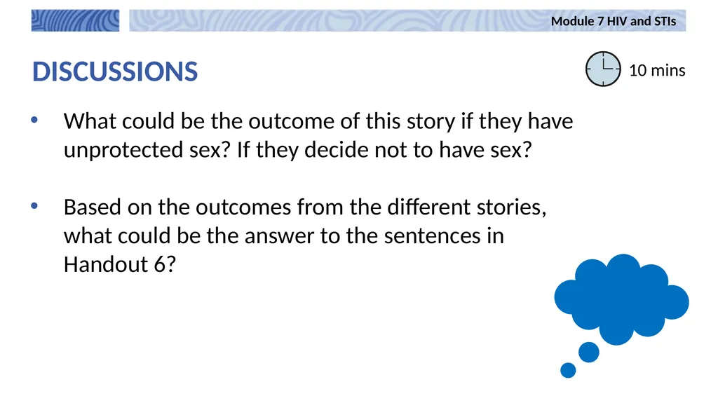 7 Module 7 HIV and STIs Integrating harm reduction - slide 17 of 20