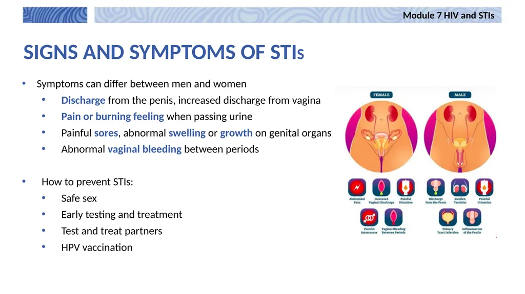 7 Module 7 HIV and STIs Integrating harm reduction - slide 9 of 20