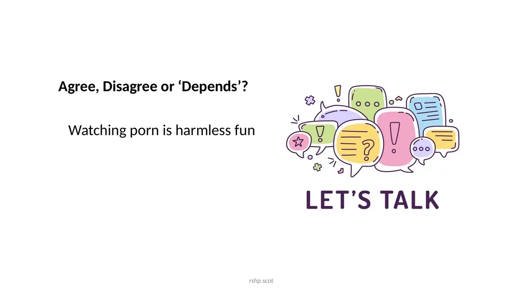 Pornography: What is it? What harm does it do? I - slide 5 of 30