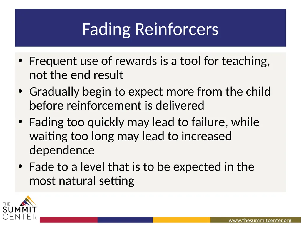 Striving for Independence: Teaching Self-Help - slide 19 of 40