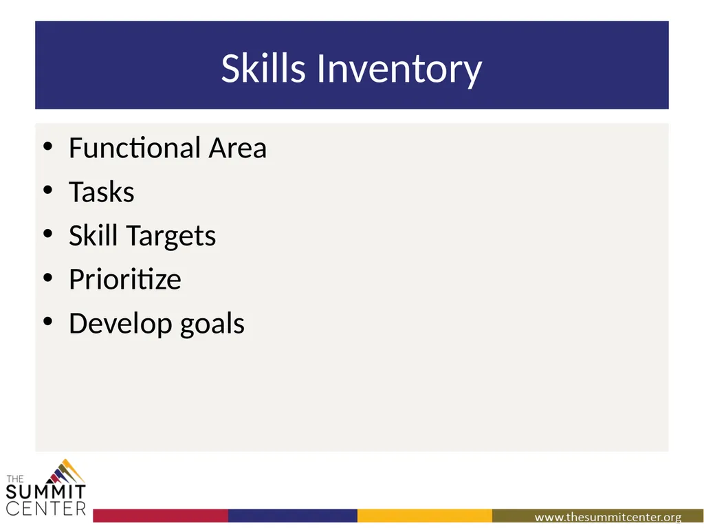 Striving for Independence: Teaching Self-Help - slide 14 of 40