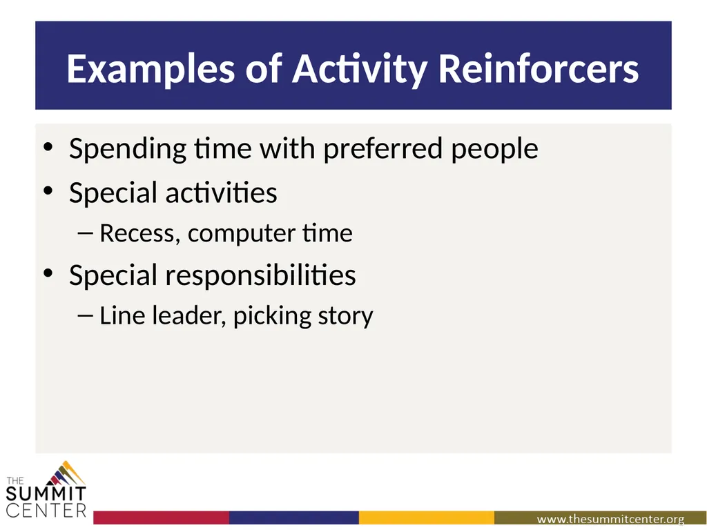 Striving for Independence: Teaching Self-Help - slide 18 of 40