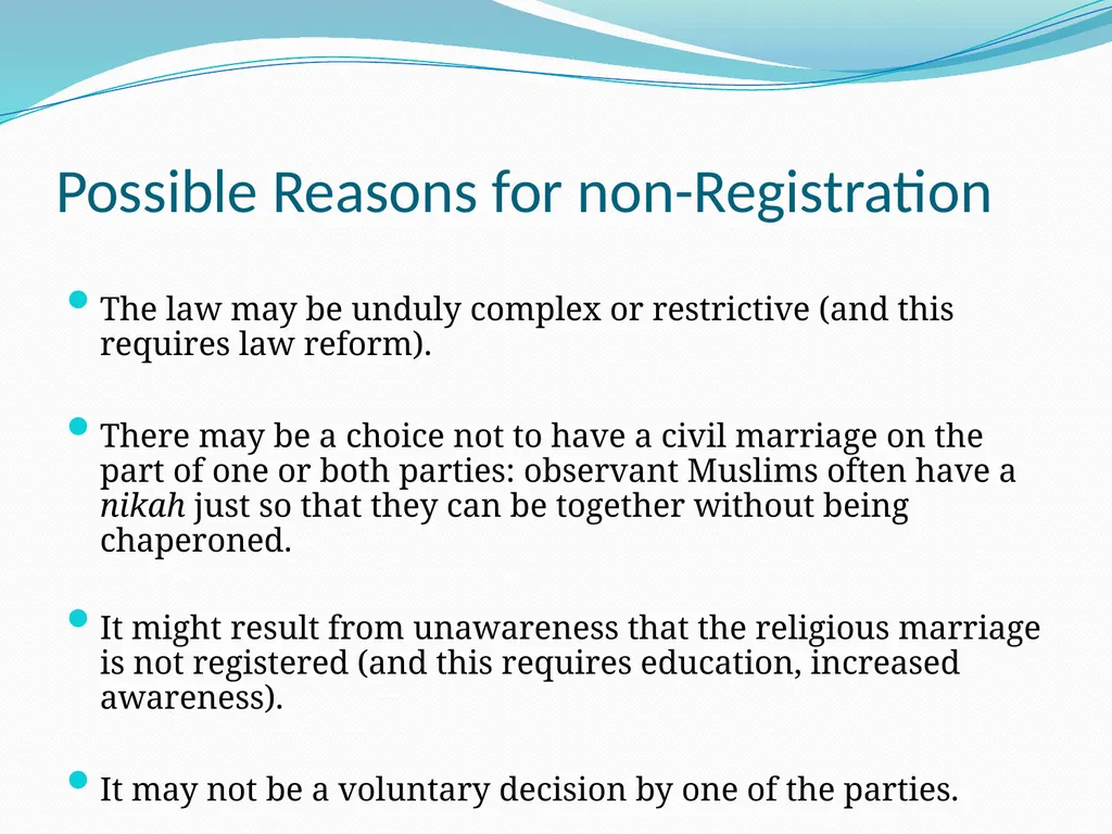Three Problems with Marriage Law Professor Russell - slide 15 of 57