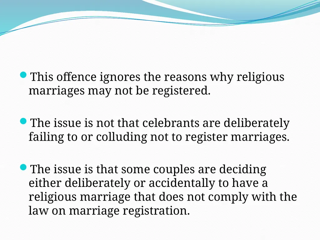 Three Problems with Marriage Law Professor Russell - slide 21 of 57