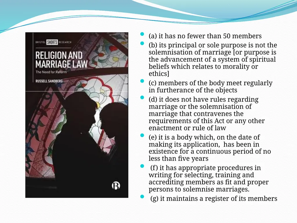 Three Problems with Marriage Law Professor Russell - slide 49 of 57