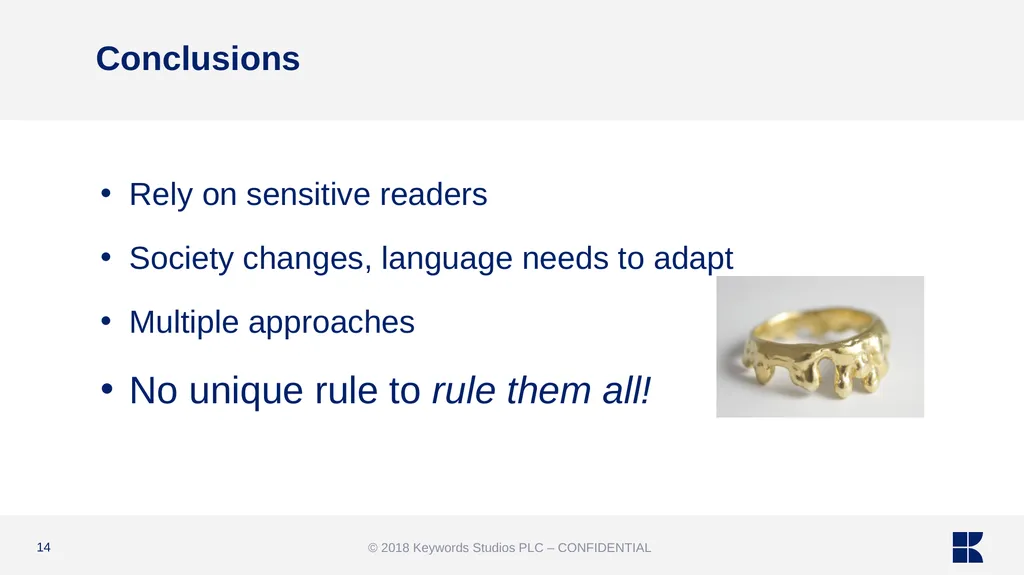 GENDER-INCLUSIVE LANGUAGE IN GAMES AND ITS - slide 14 of 15