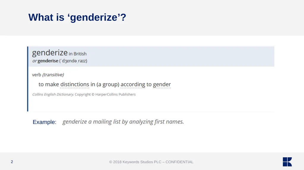 GENDER-INCLUSIVE LANGUAGE IN GAMES AND ITS - slide 2 of 15