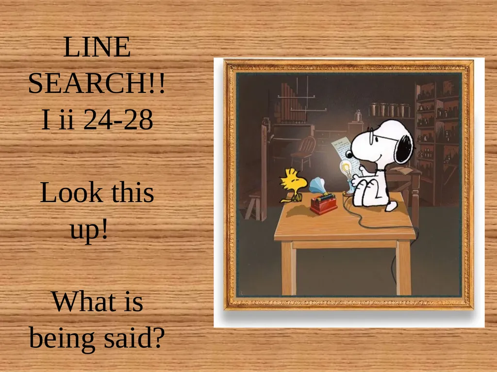 What is this stuff? Shakespeare’s Quotable Quotes - slide 4 of 23