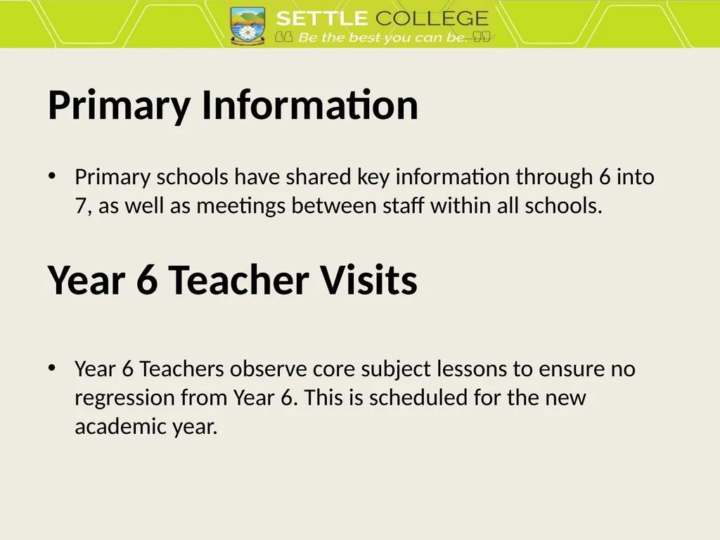 Year 7 Transfer Evening 2024 (This PowerPoint is - slide 22 of 32