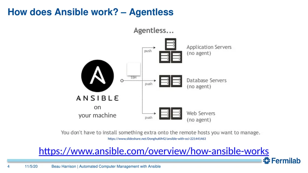 Automated Computer Management with Ansible Beau - slide 4 of 15