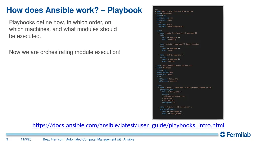 Automated Computer Management with Ansible Beau - slide 9 of 15