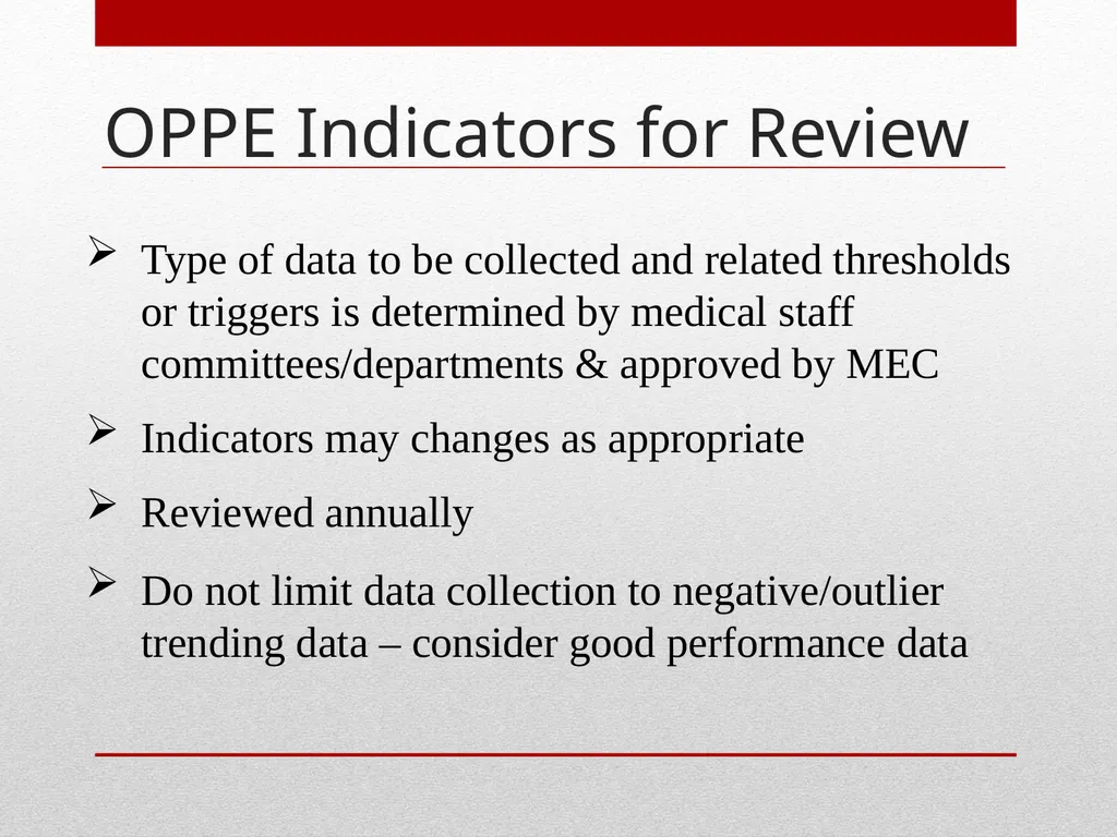 Professional Performance Evaluation FPPE & OPPE - slide 41 of 53