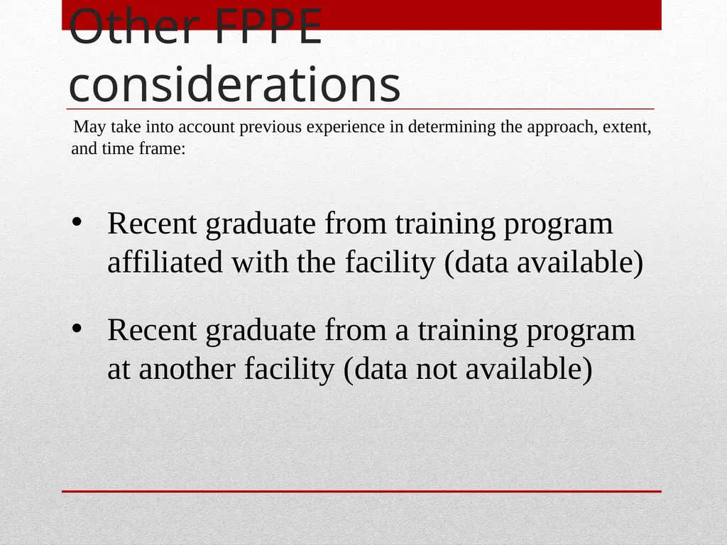 Professional Performance Evaluation FPPE & OPPE - slide 27 of 53