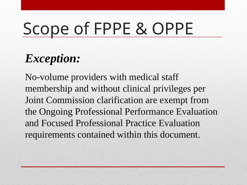 Professional Performance Evaluation FPPE & OPPE - slide 17 of 53