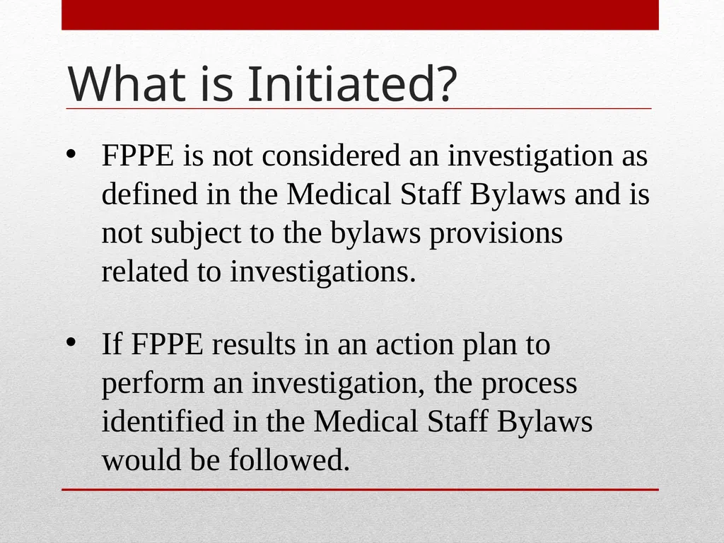 Professional Performance Evaluation FPPE & OPPE - slide 25 of 53