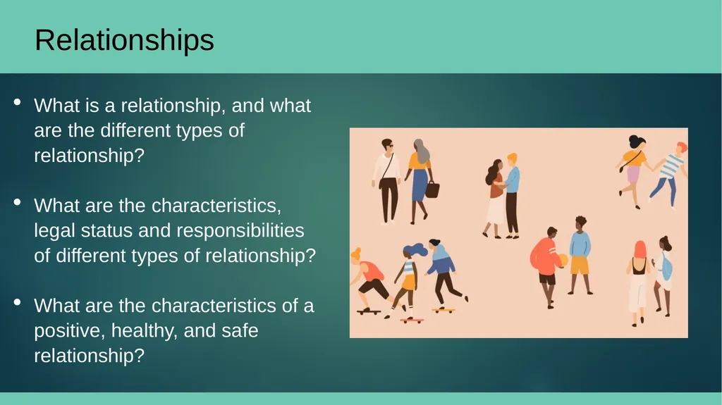 Relationships What is a relationship, and what are - slide 1 of 14