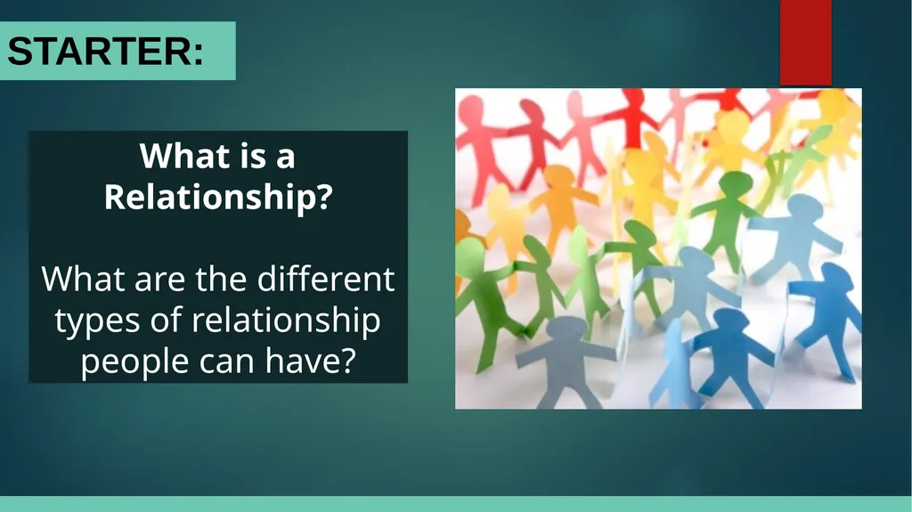 Relationships What is a relationship, and what are - slide 2 of 14