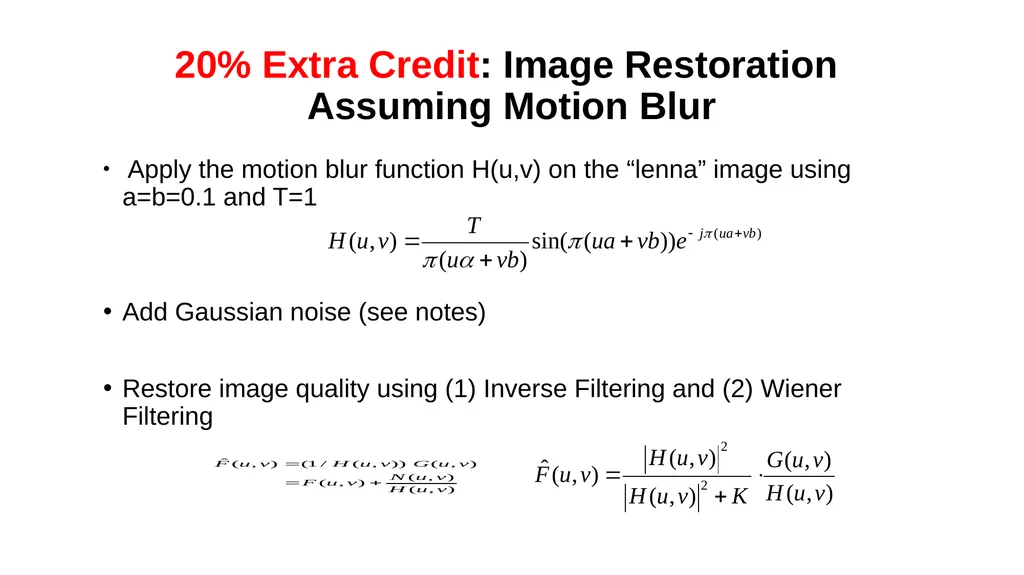 Experiment 1: Noise Removal The noisy “boy” image - slide 6 of 6