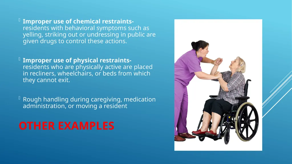 Abuse, neglect and prevention in skilled nursing - slide 8 of 25